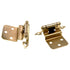 Pair of Hardware House Polished Brass Self-Closing 3/8" Inset Hinges HH64-4526