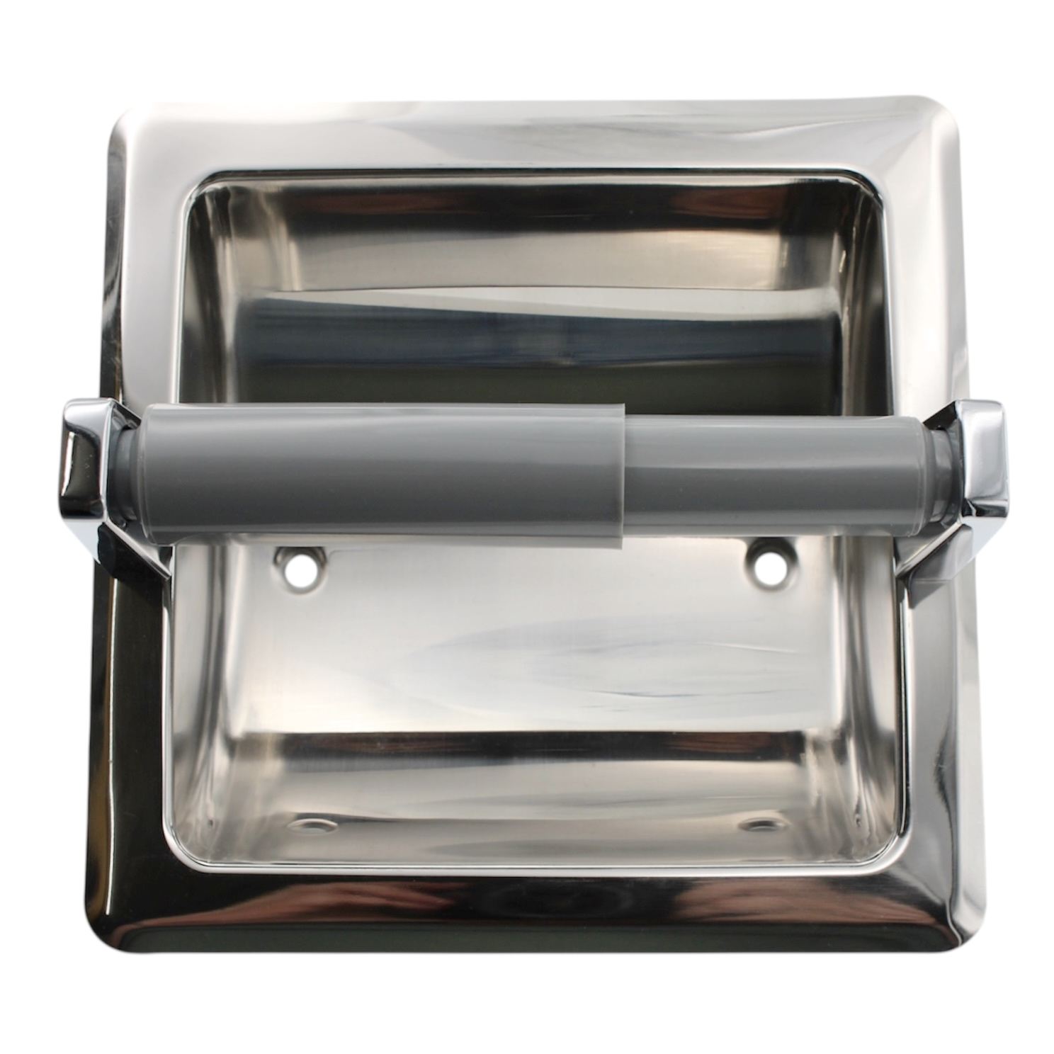 Franklin Brass Futura Stainless Steel Recessed Toilet Tissue Holder 657B