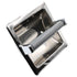 Franklin Brass Futura Stainless Steel Recessed Toilet Tissue Holder 657B