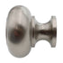 Schaub  Satin Nickel 1 1/4" Round Cabinet Knob 701-15