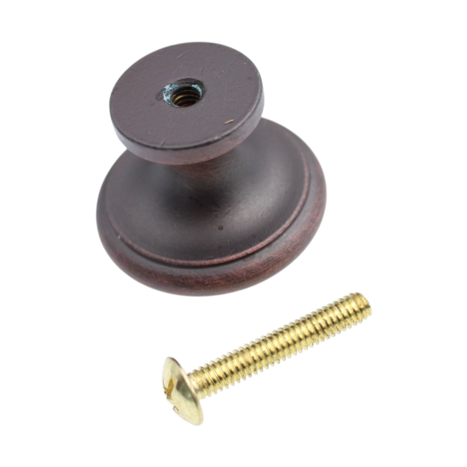 Schaub Traditional Distressed Copper 1 1/4" Round Cabinet Knob 703-DC
