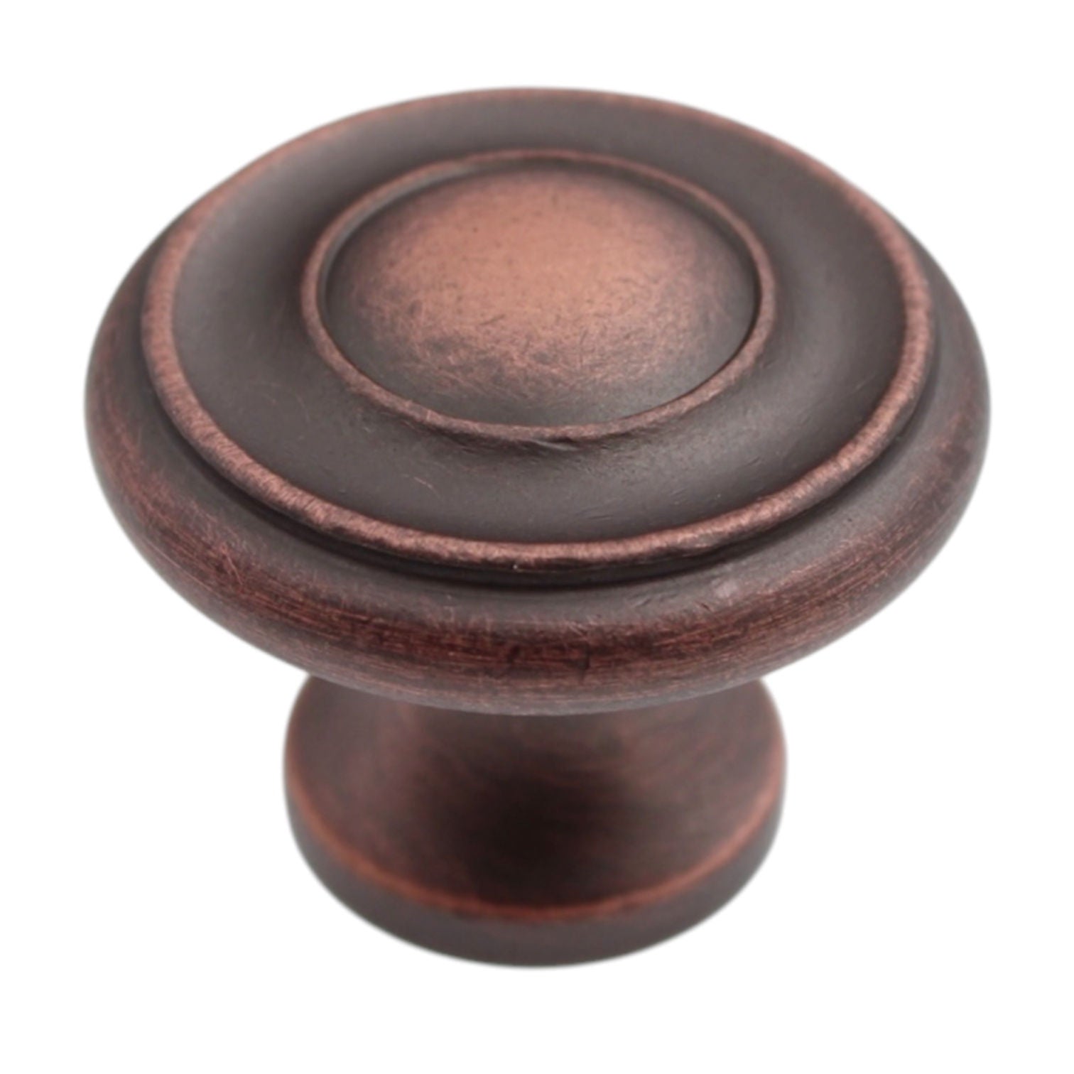 Schaub Traditional Distressed Copper 1 1/4" Round Cabinet Knob 703-DC