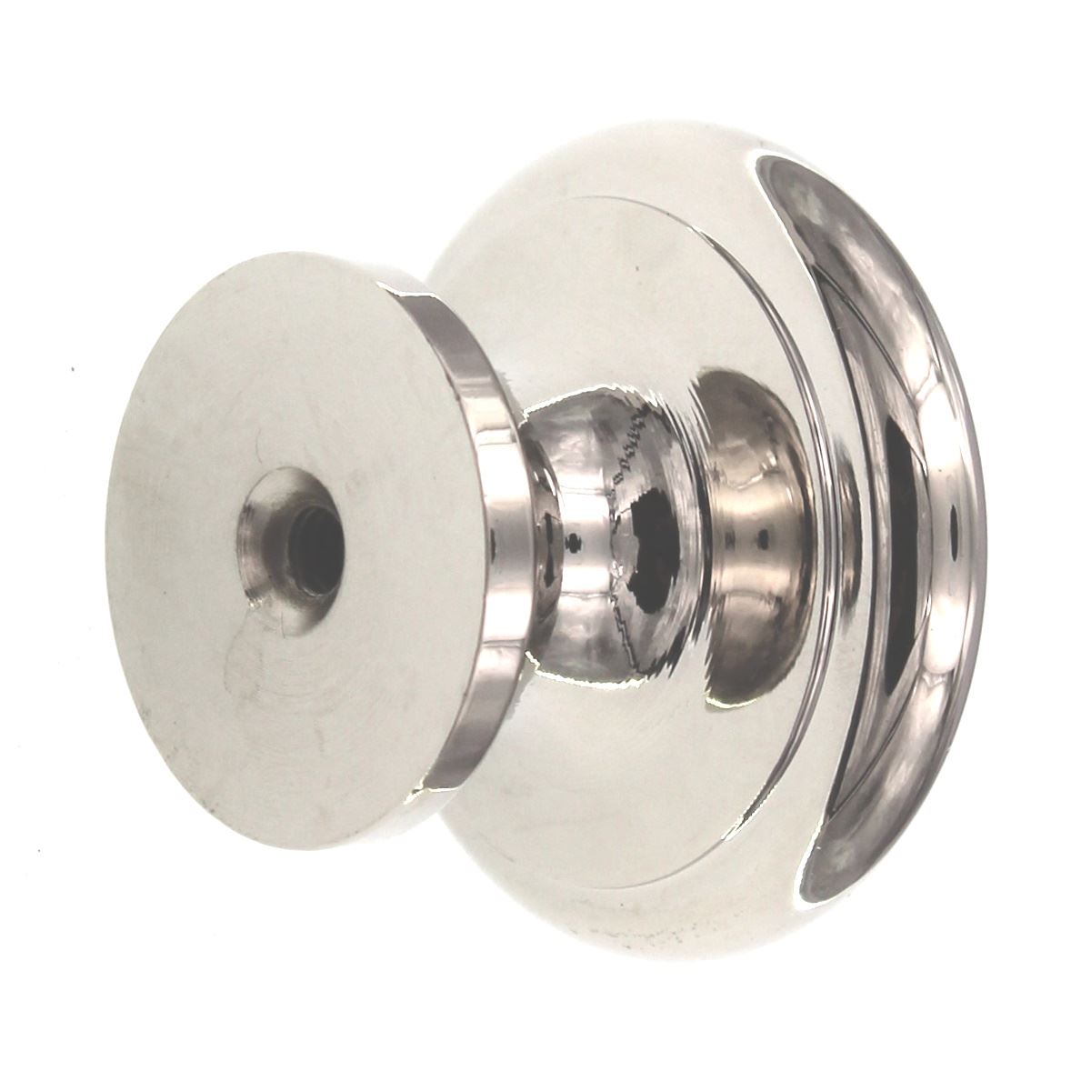 Schaub Tradional Designs 1 1/2" Cabinet Knob Polished Nickel Solid Brass 704-PN