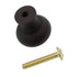Schaub Traditional Oil Rubbed Bronze 1" Round Cabinet Knob 705-10B
