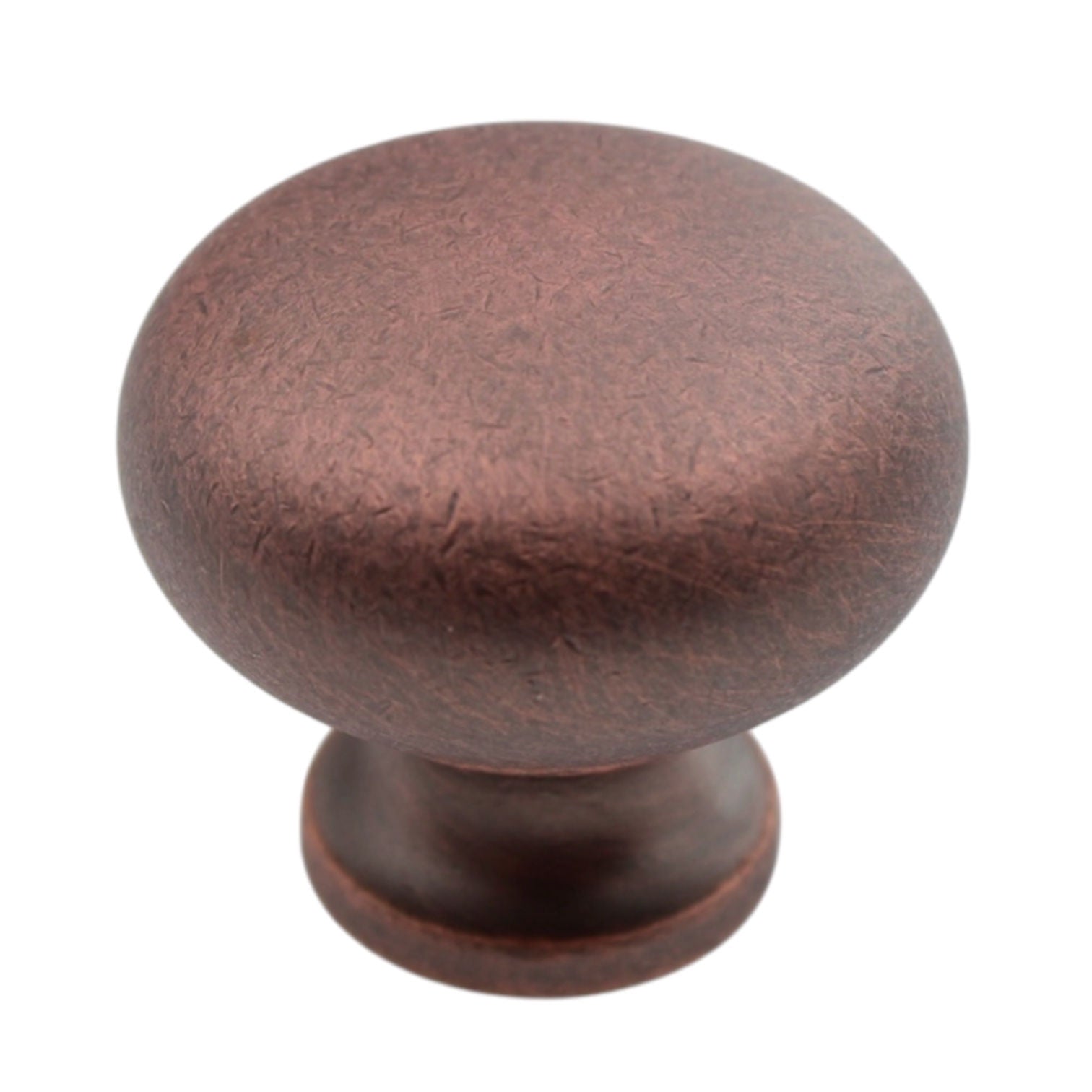 Schaub Country Distressed Copper 1 1/4" Round Cabinet Knob 706-DC