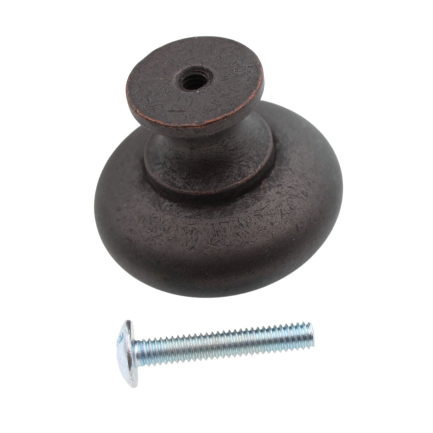Schaub Traditional Distressed Bronze 1 1/2" Round Cabinet Knob 707-DBZ