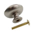 Schaub Traditional Satin Nickel 1 1/4" Round Cabinet Knob 708-15