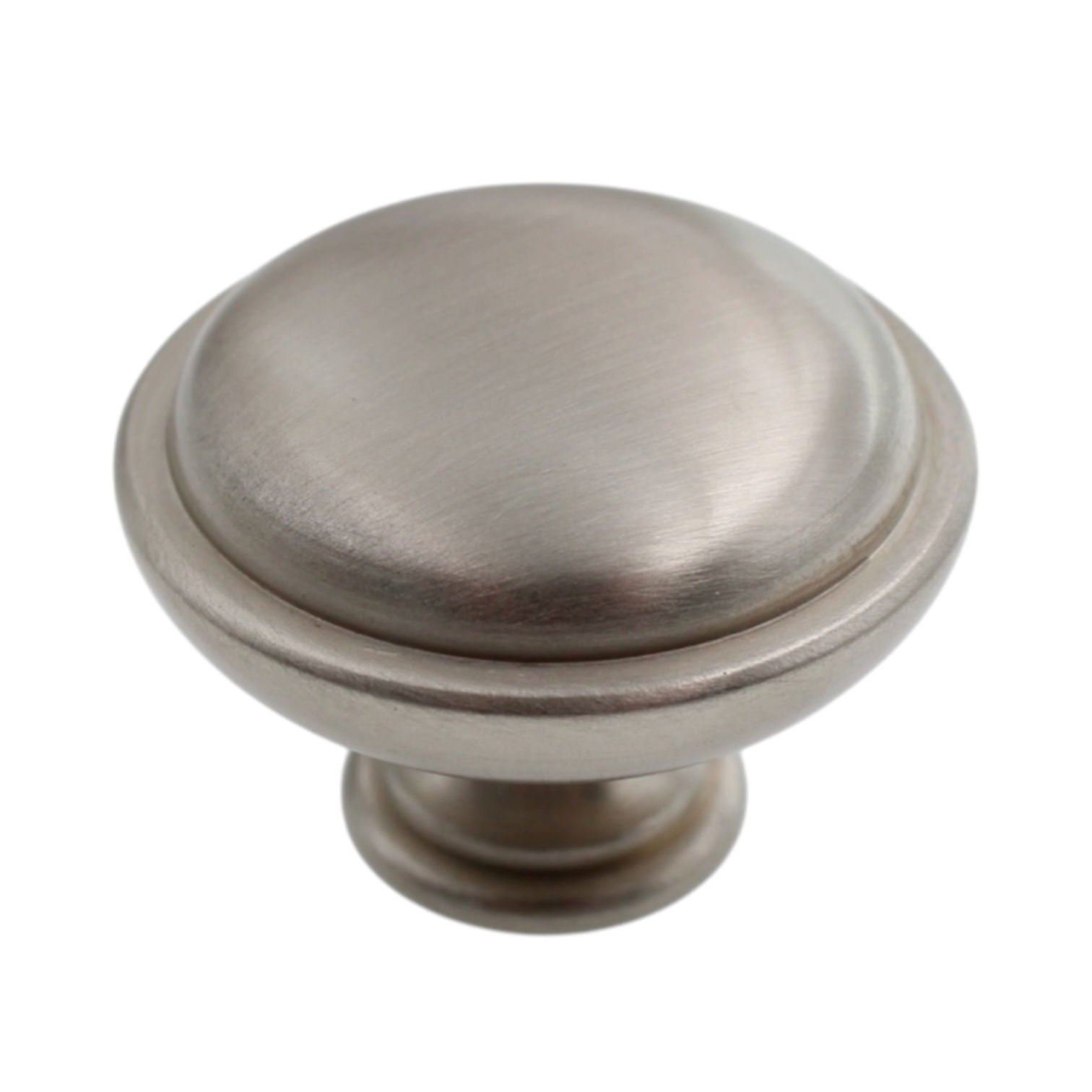 Schaub Traditional Satin Nickel 1 1/4" Round Cabinet Knob 708-15