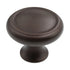 Schaub Country Antique Satin Bronze 1 1/4" Round Cabinet Knob 711-ASBZ