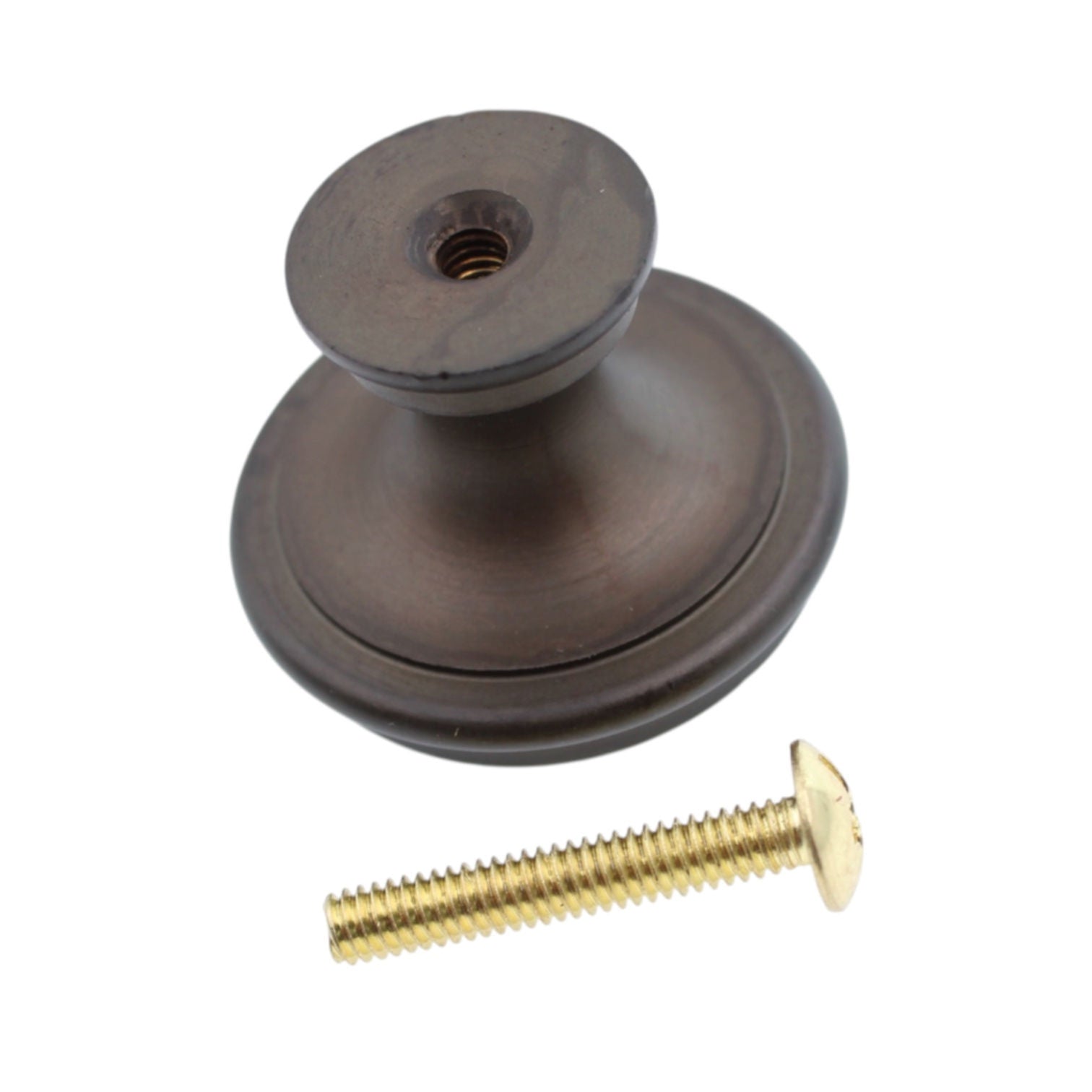 Schaub Country Oil-Rubbed Bronze 1 7/8" Round Cabinet Knob 718-10B