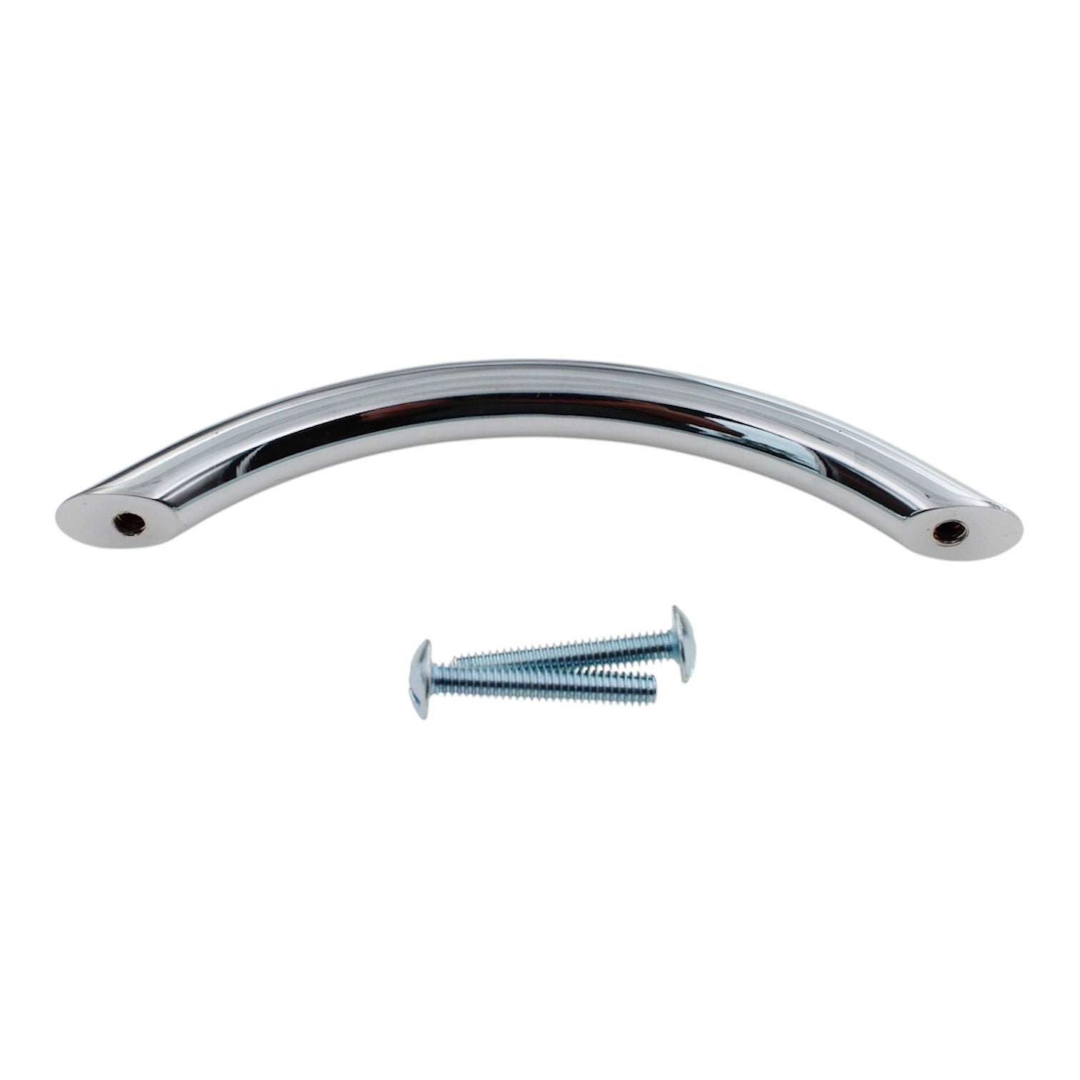 Schaub Traditional Polished Chrome 3 3/4" (96mm) Ctr Cabinet Arch Pull 722-26