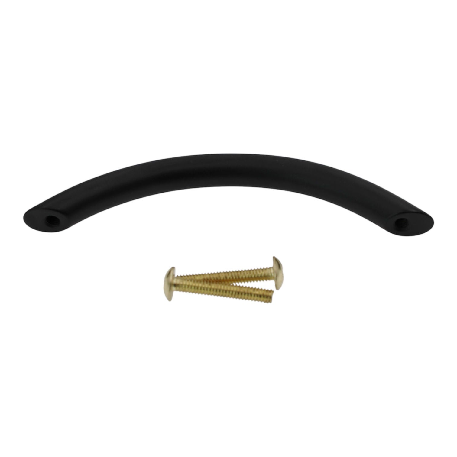 Schaub Traditional Flat Black 3 3/4" (96mm) Ctr Cabinet Arch Pull 722-FB