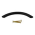 Schaub Traditional Flat Black 3 3/4" (96mm) Ctr Cabinet Arch Pull 722-FB