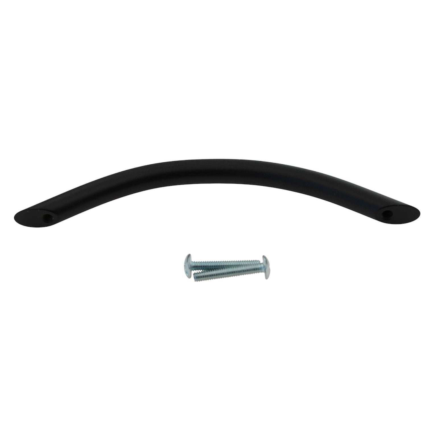 Schaub Traditional Flat Black 5 1/16" (128mm) Ctr Cabinet Arch Pull 723-FB