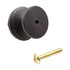 Schaub  Antique Satin Bronze 1 1/4" Round Cabinet Knob 736-ASBZ