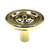 Laurey  Ambassador Polished Brass Round Beaded Edge 1 3/8" Cabinet Knob 73637