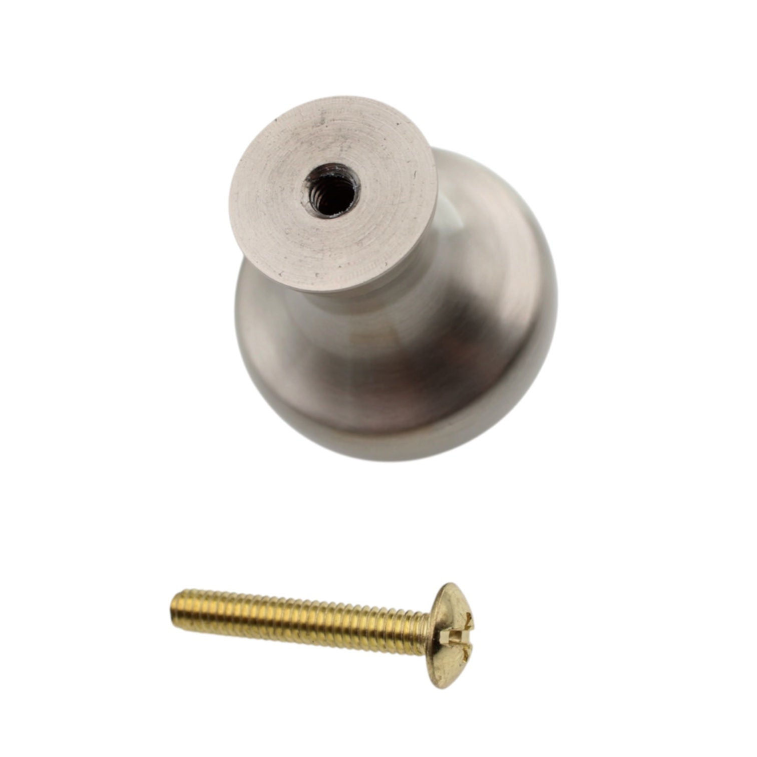 Schaub Mackinac Satin Nickel 1 1/4" Round Cabinet Knob 740-15