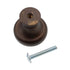 Schaub Mackinac Antique Satin Bronze 1 1/4" Round Cabinet Knob 740-ASBZ