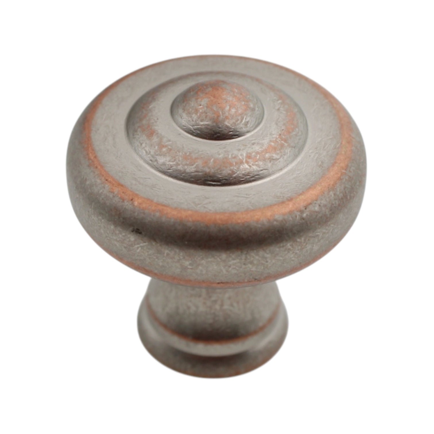 Schaub Mackinac Distressed Nickel Copper 1 1/4" Round Cabinet Knob 740-DNC