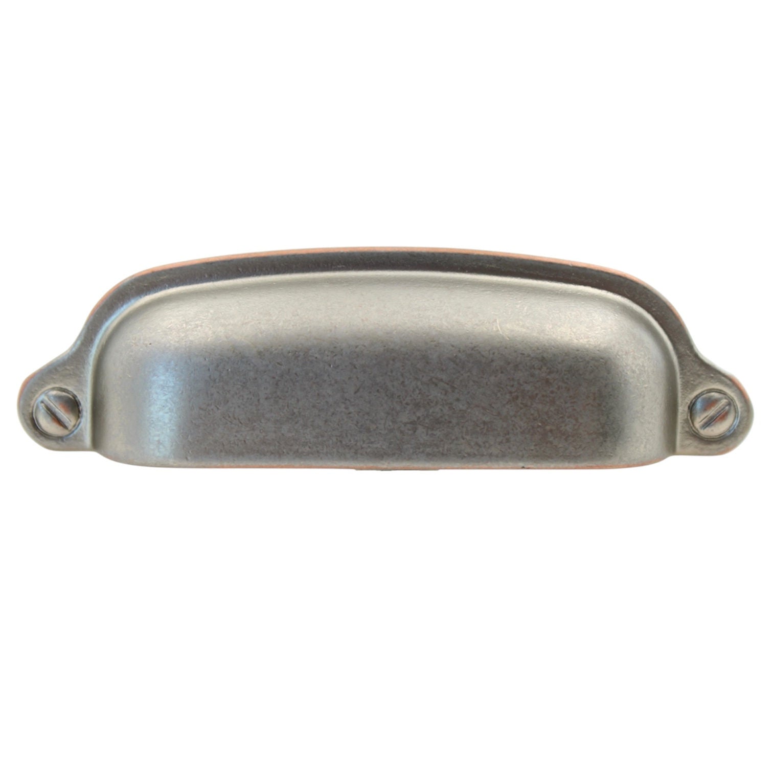Schaub Country Distressed Nickel Copper 3" Ctr Cabinet Cup Pull 743-DNC