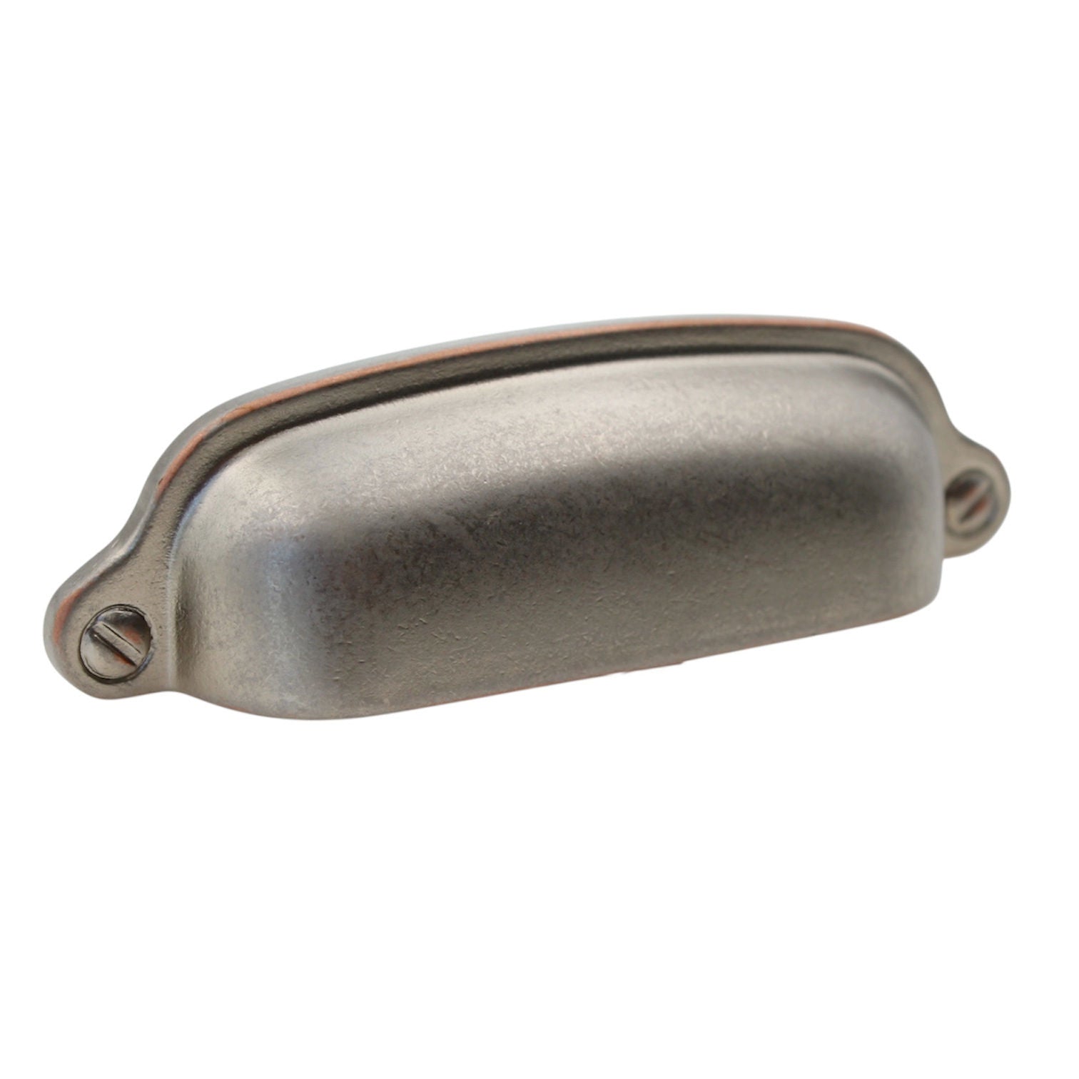 Schaub Country Distressed Nickel Copper 3" Ctr Cabinet Cup Pull 743-DNC