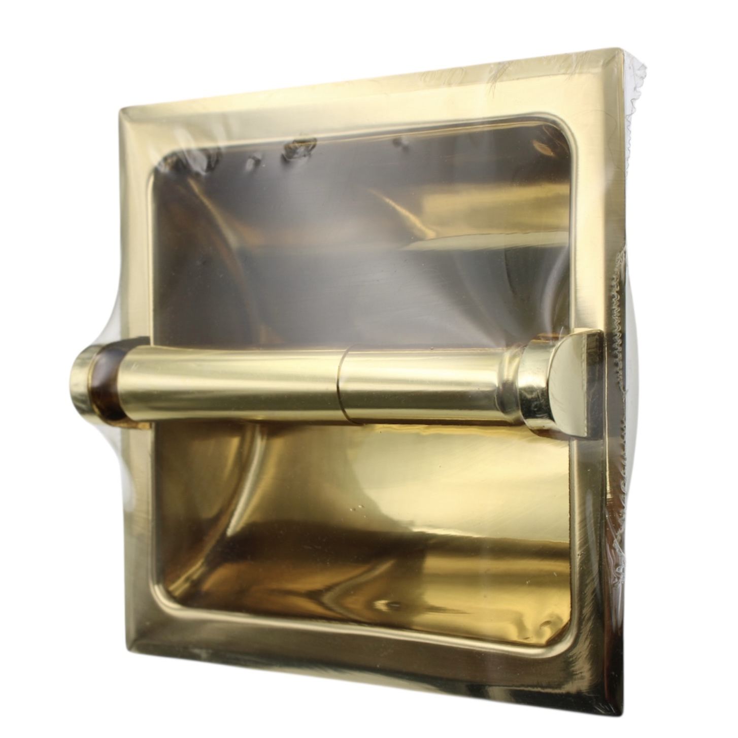 Gatco Perfect Solutions Solid Brass Recessed Toilet Tissue Holder 781B