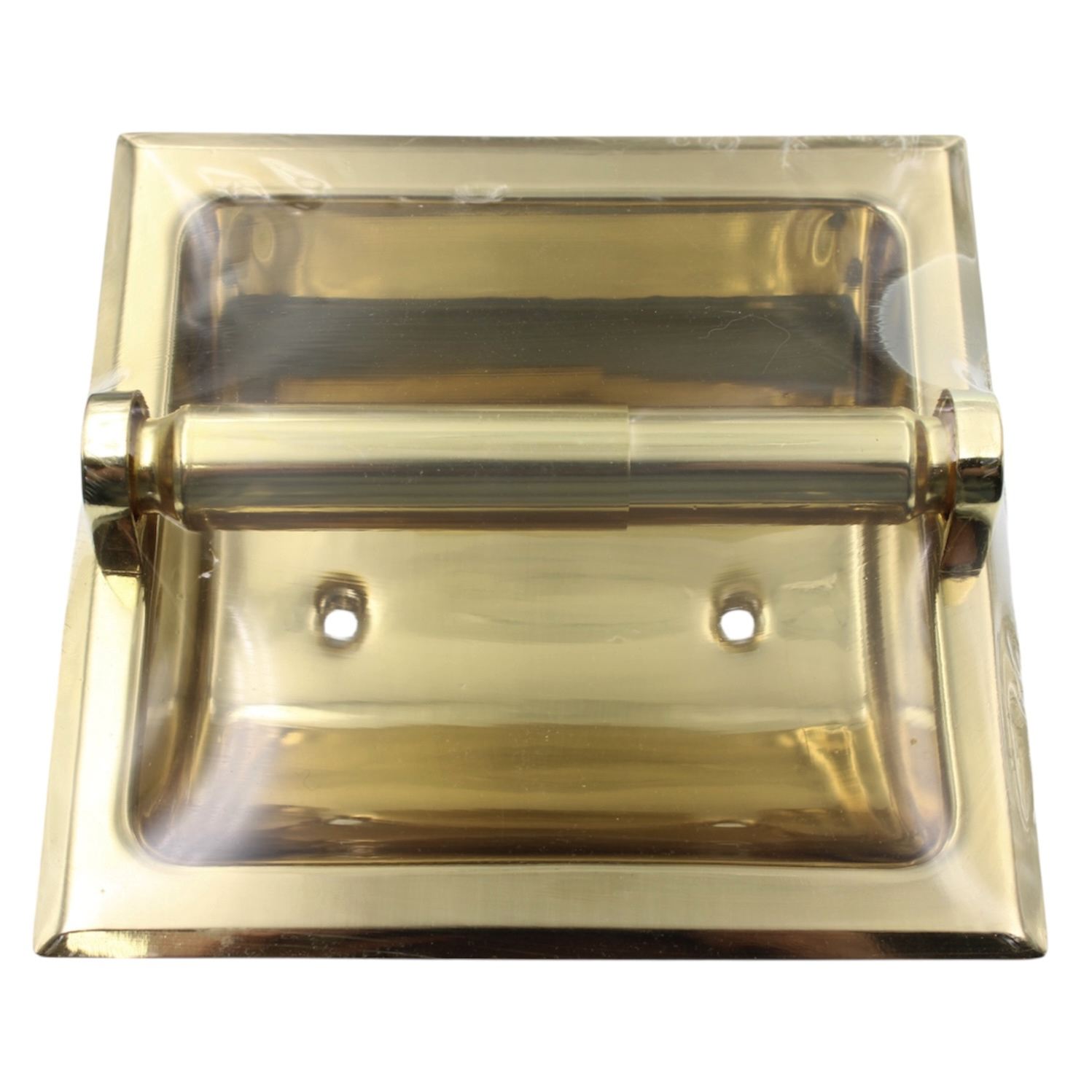 Gatco Perfect Solutions Solid Brass Recessed Toilet Tissue Holder 781B