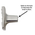 Jeffrey Alexander Valencia 1 3/16" Cabinet Knob Satin Nickel 80508SN