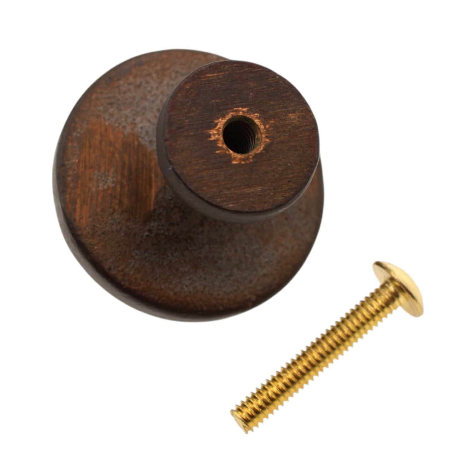 Schaub Kelmscott Manor Antique Bronze 1 7/8" Round Cabinet Knob 820-AZ