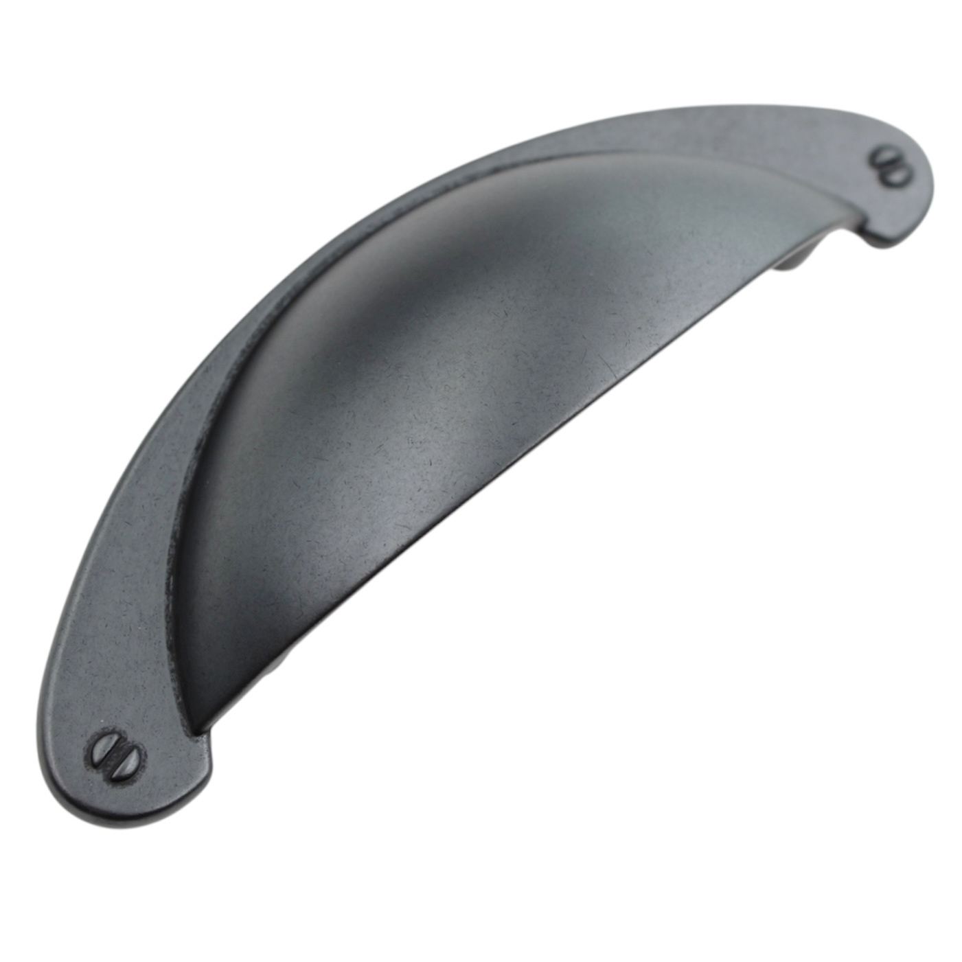 Jeffrey Alexander Lyons 3" Ctr Drawer Cup Pull Gun Metal 8233DACM