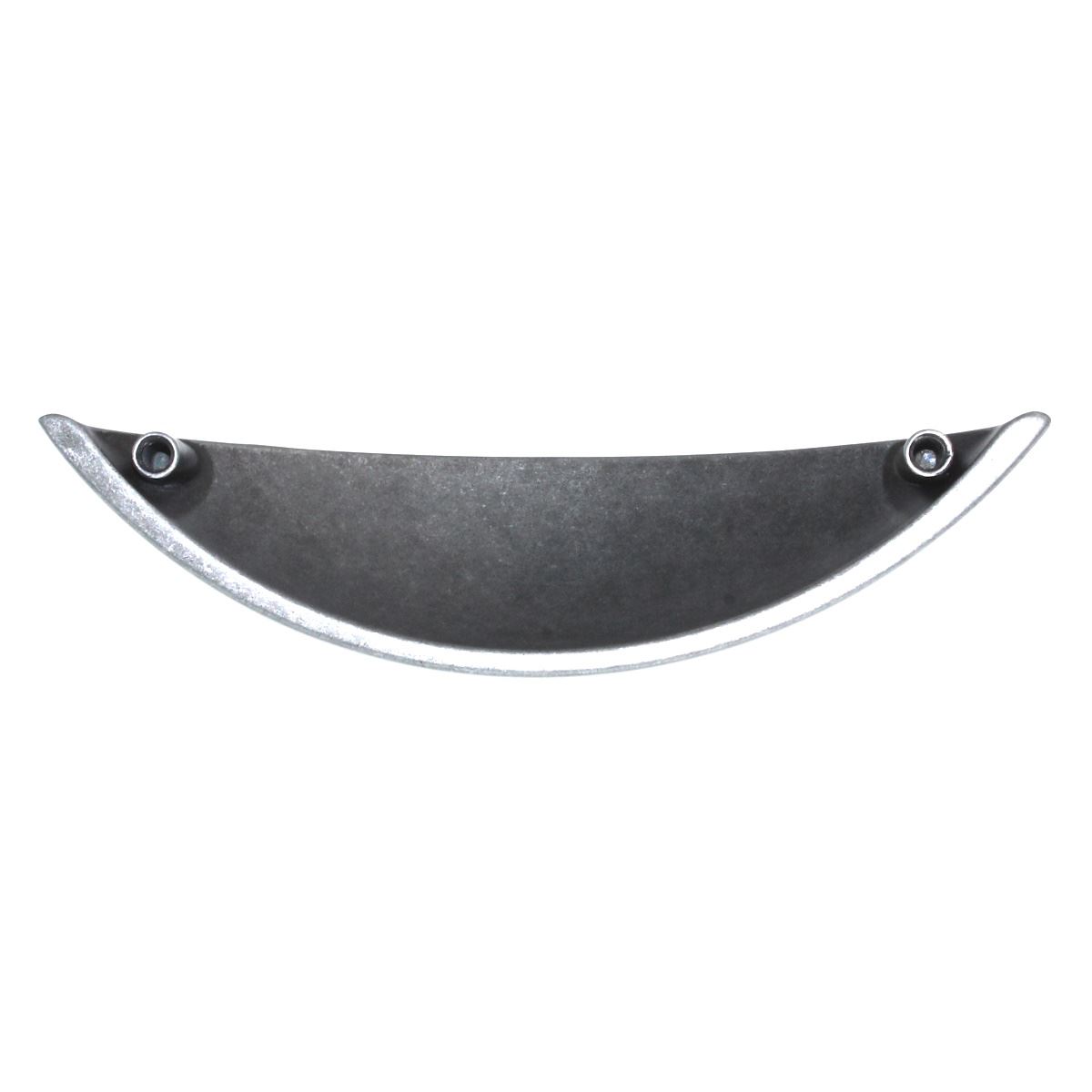 Jeffrey Alexander Bordeaux 3 3/4" (96mm) Ctr Cup Pull Antique Silver 8236SIM