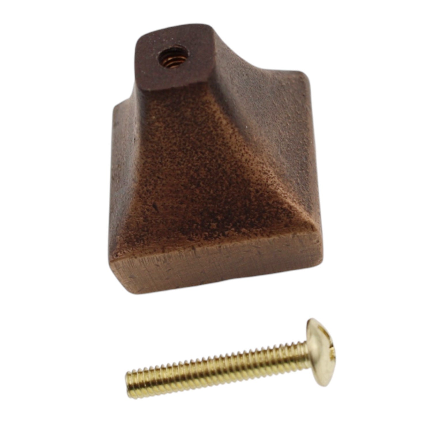 Schaub  Lorenzo Patina Bronze 1 1/8" Square Cabinet Knob 826-LPG