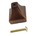 Schaub  Lorenzo Patina Bronze 1 1/8" Square Cabinet Knob 826-LPG