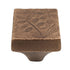 Schaub  Lorenzo Patina Bronze 1 1/8" Square Cabinet Knob 826-LPG