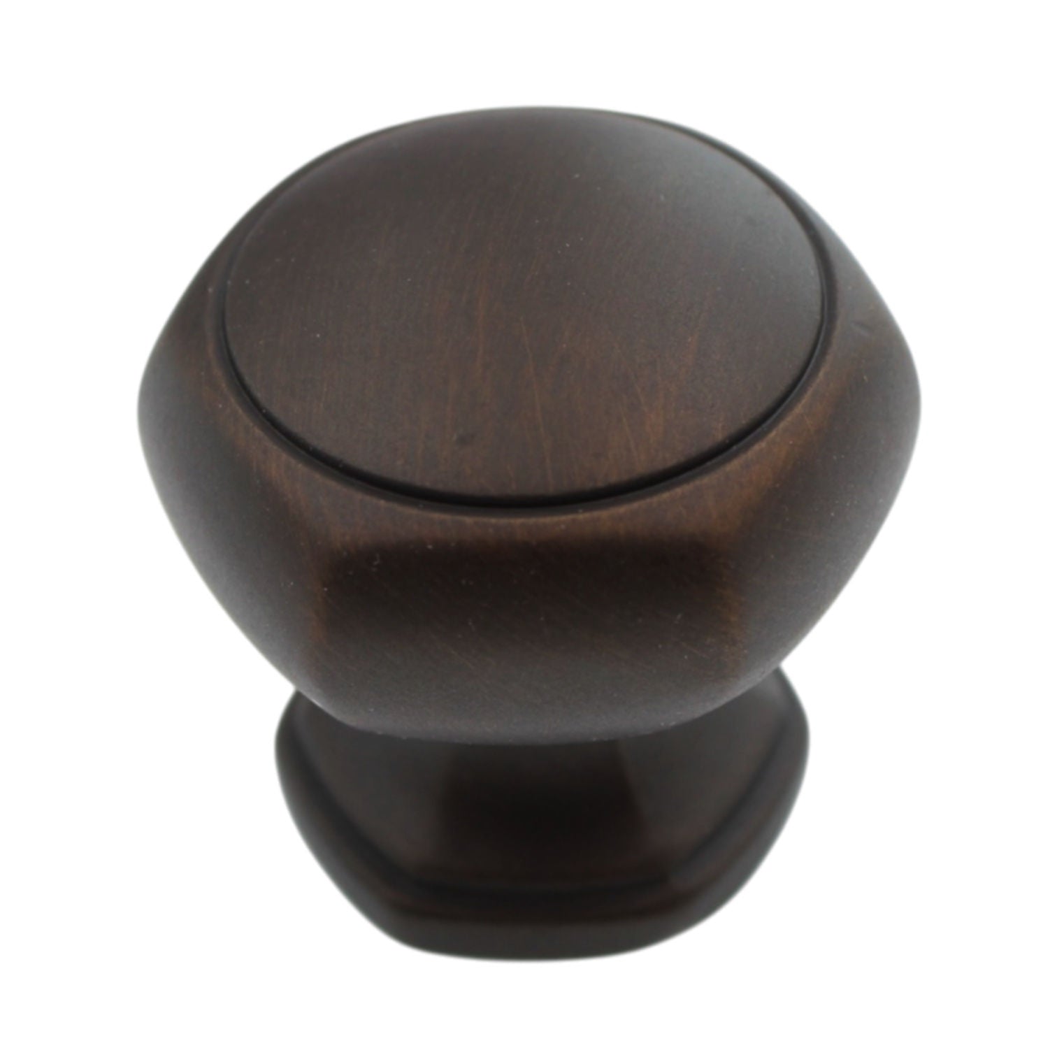 Schaub Bella Forma Aged Bronze 1 1/4" Round Cabinet Knob 840-1-ABZ
