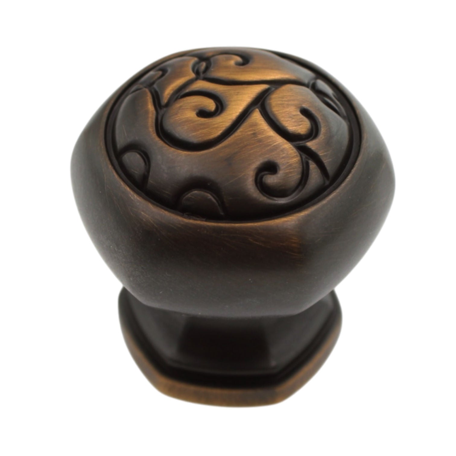 Schaub Bella Forma Bella Bronze 1 1/4" Round Cabinet Knob 840-BLZ
