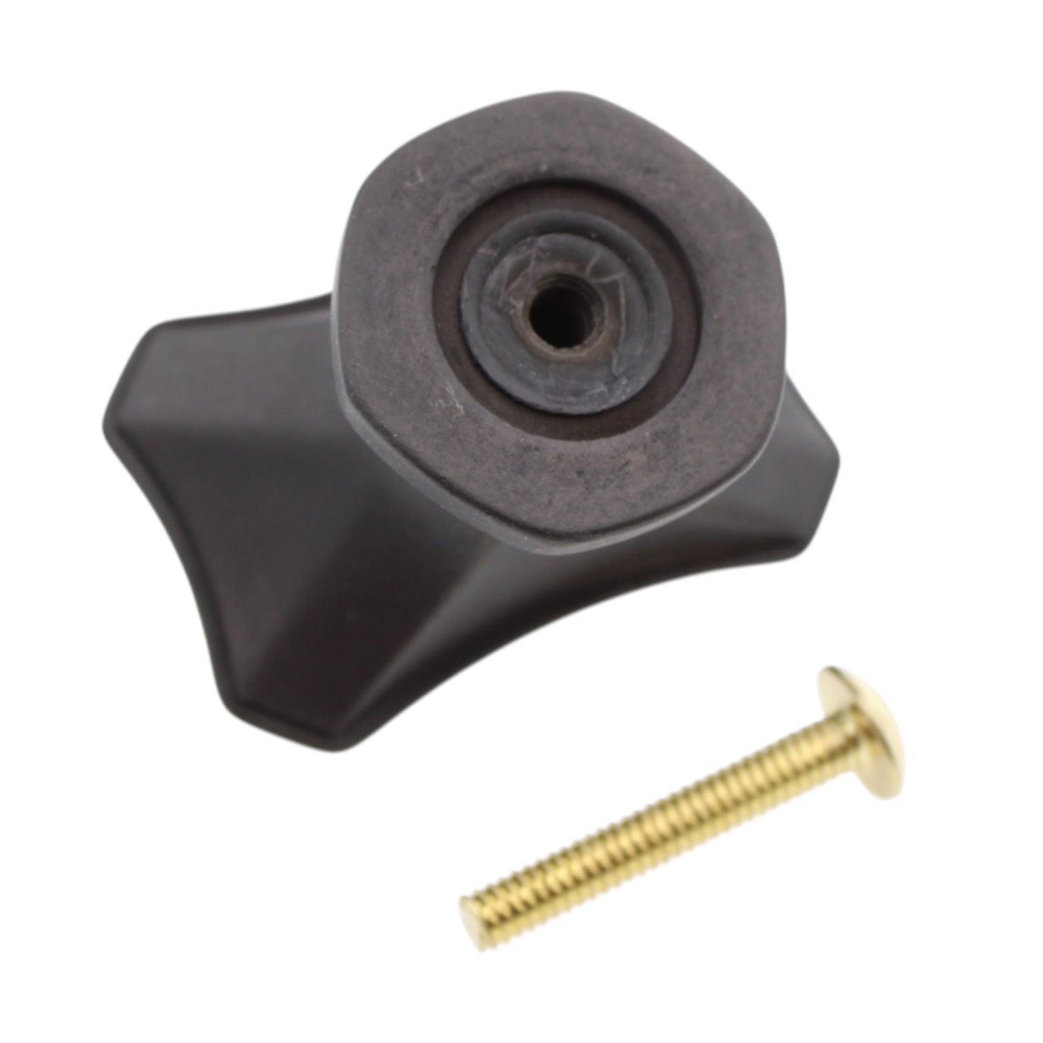 Schaub Bella Forma Ancient Bronze 1 3/4" Rectangle Cabinet Knob 841-1-ABZ