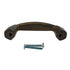 Schaub Bella Forma Redington Brass 3" Ctr Cabinet Arch Pull 843-RB