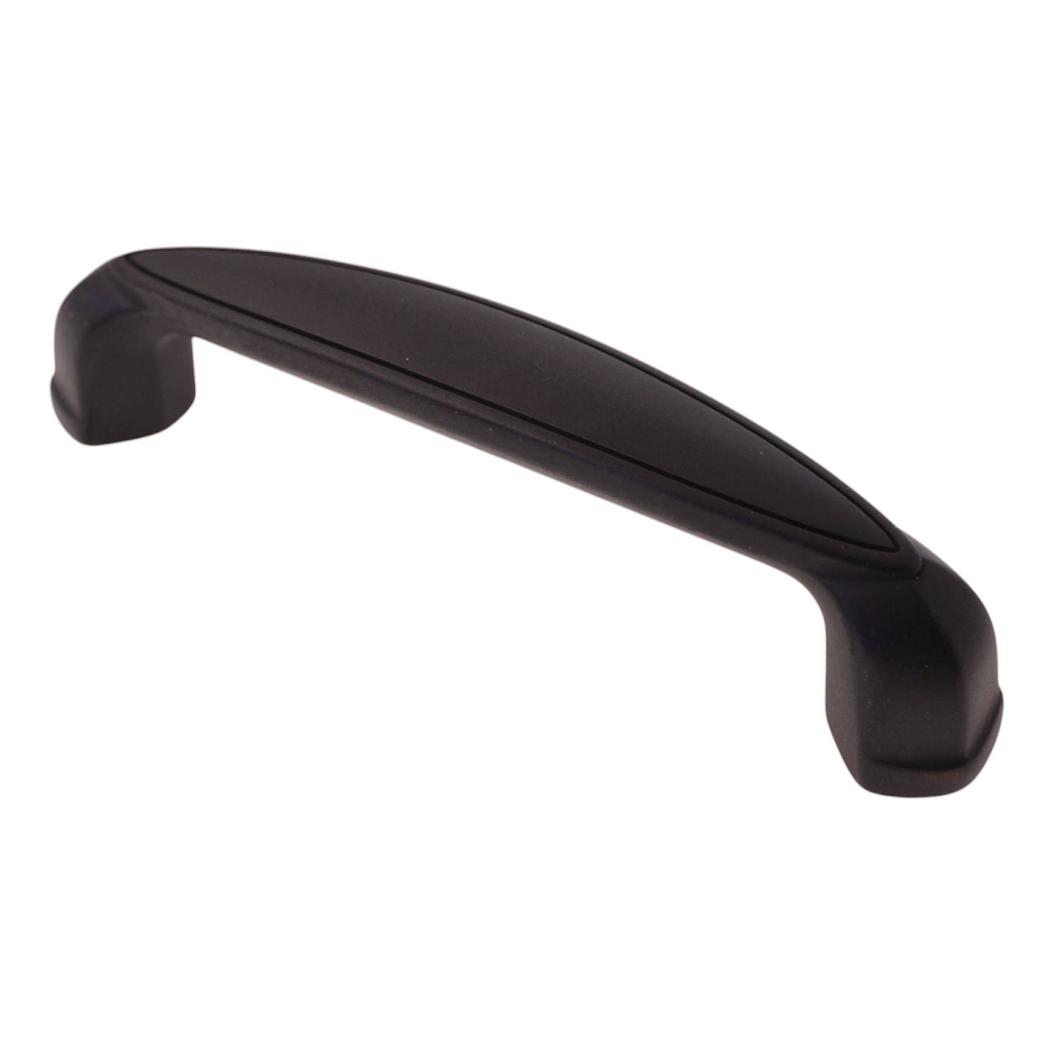Schaub Bella Forma Ancient Bronze 3 3/4" (96mm) Ctr Cabinet Arch Pull 845-1-ABZ
