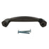 Schaub Bella Forma Antique Nickel 3 3/4" (96mm) Ctr Cabinet Arch Pull 845-1-AN