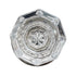 Emtek Old Town Glass 1 3/4" Wardrobe Knob Satin Nickel Base 86028US15