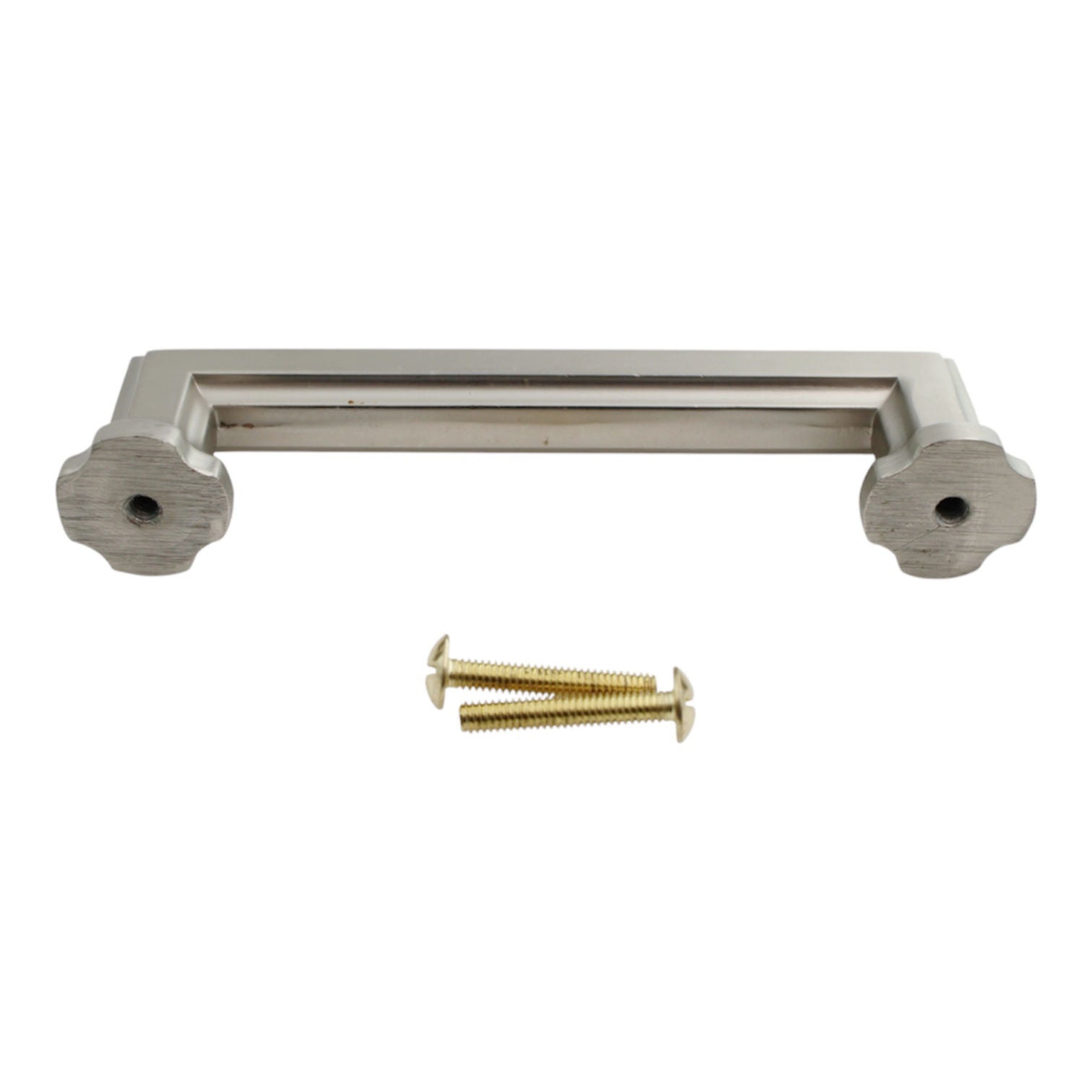 Schaub Empire Satin Nickel 4" Ctr Cabinet Arch Pull 877-15