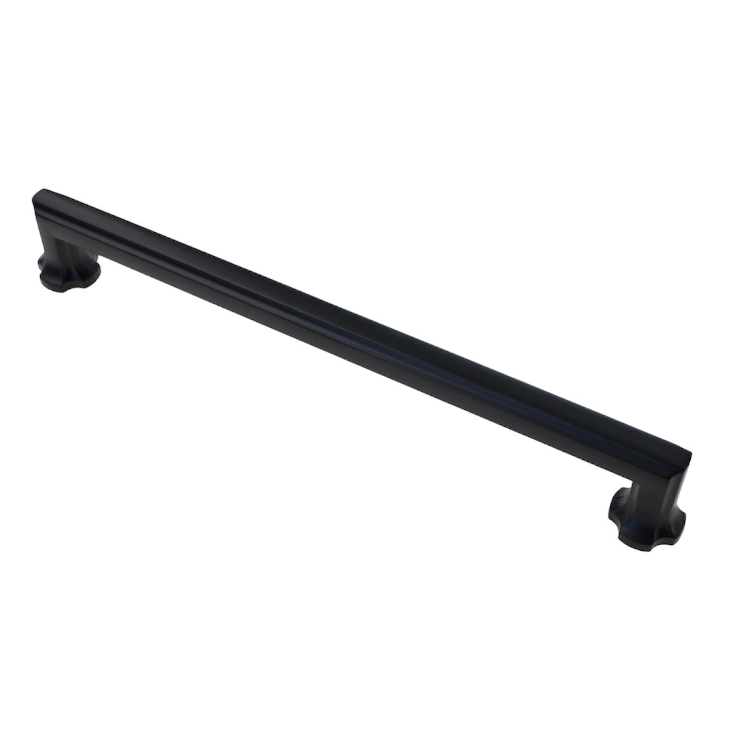 Schaub Empire Matte Black 8" Ctr Cabinet Arch Pull 879-MB