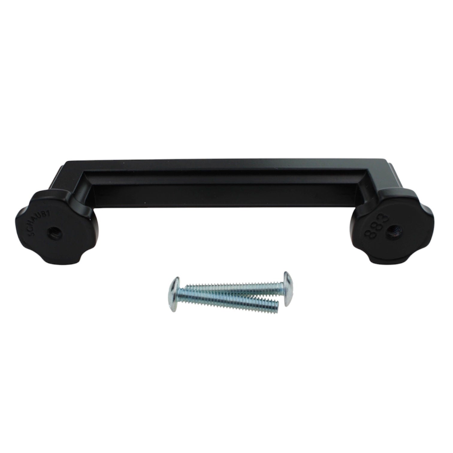 Schaub Empire Matte Black 3 1/2" Ctr Cabinet Arch Pull 883-MB