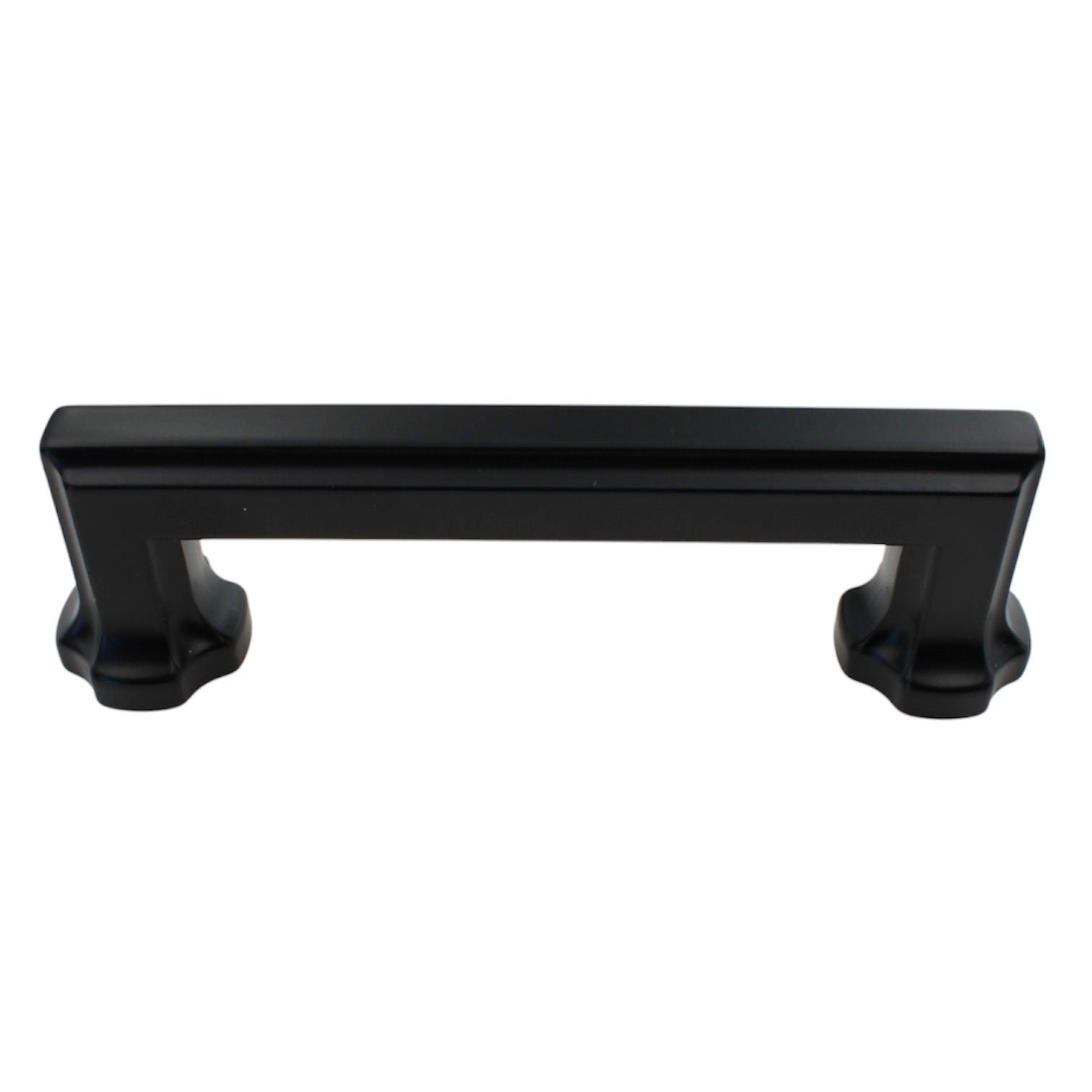 Schaub Empire Matte Black 3 1/2" Ctr Cabinet Arch Pull 883-MB