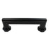 Schaub Empire Matte Black 3 1/2" Ctr Cabinet Arch Pull 883-MB