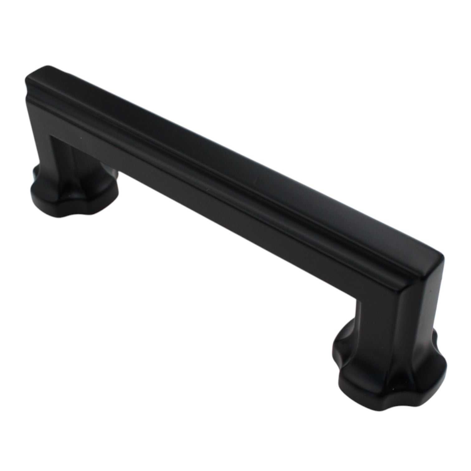 Schaub Empire Matte Black 3 1/2" Ctr Cabinet Arch Pull 883-MB