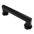 Schaub Empire Matte Black 3 1/2" Ctr Cabinet Arch Pull 883-MB