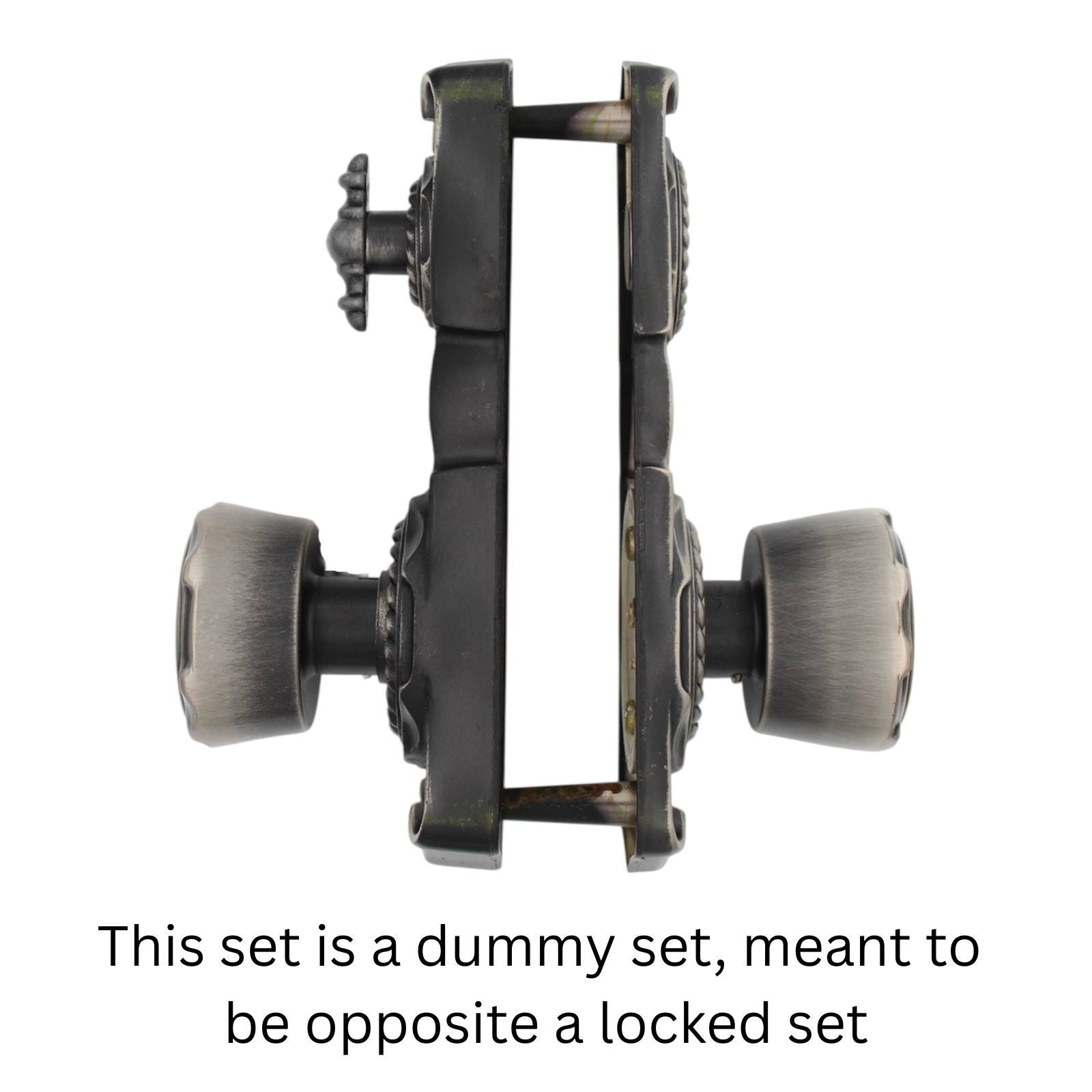 Amerock Carriage House Stationary Door Trim Antique Silver 9045-AS