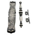 Vintage Amerock Carriage House Door Entry Handle Antique Silver 9062-AS